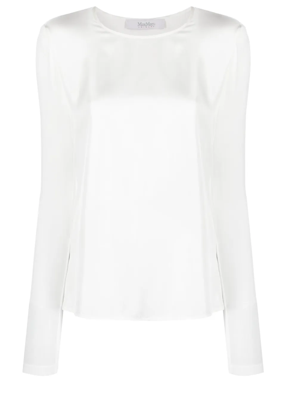 Max Mara Leisure T-shirt semi trasparente Scrigno - Bianco