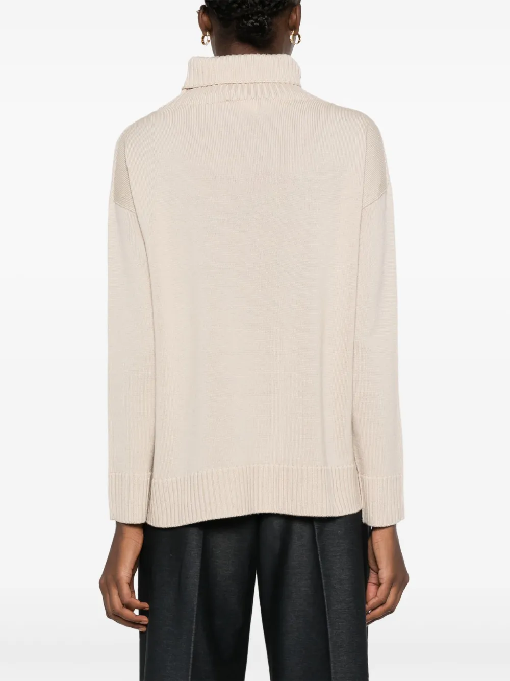 Max Mara Leisure Gebreide coltrui Beige