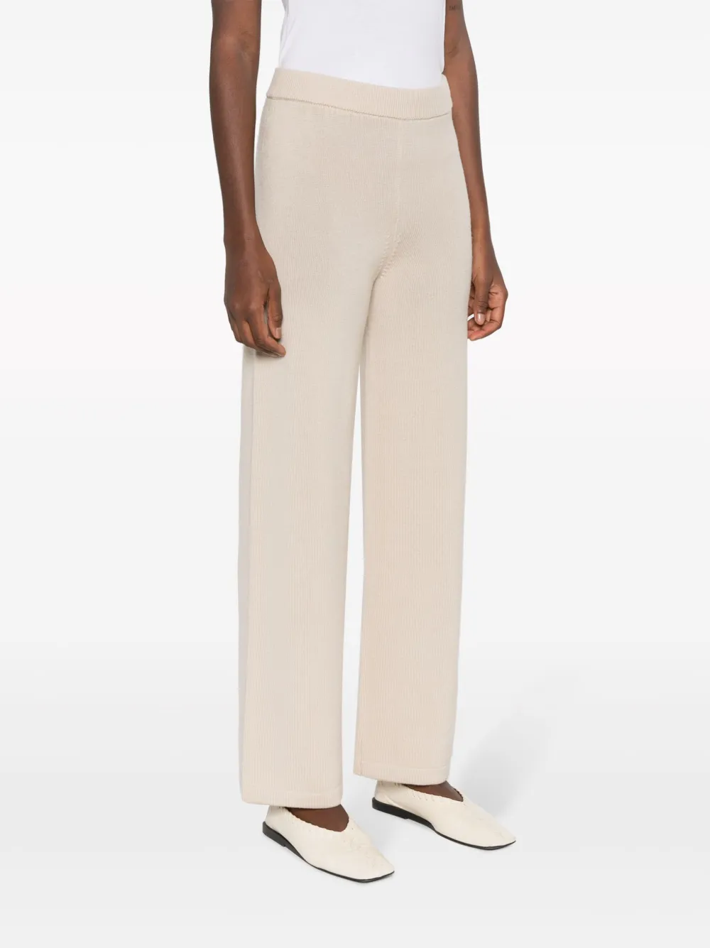 Max Mara Leisure Straight broek Beige