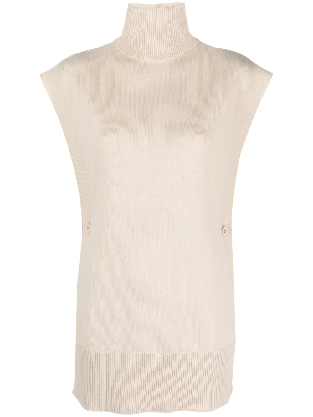 Max Mara Leisure Mouwloze top Beige
