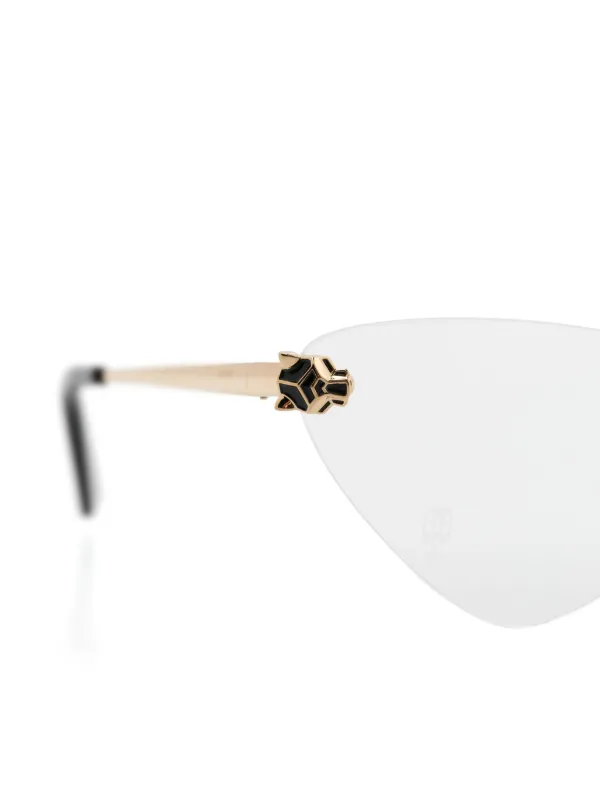 CARTIER キャットアイフレムメカネ CT0567O 001 Cartier CT0567O 001 Glasses - US