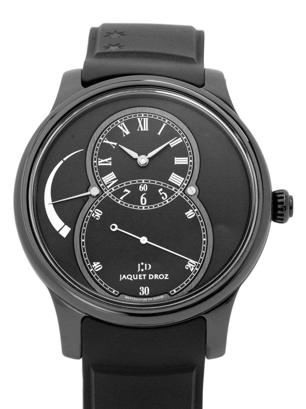 Jaquet Droz 2010 pre-owned Grand Seconde 44mm - Zwart