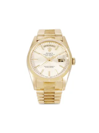 Rolex 1992 pre owned Day Date 36mm Farfetch