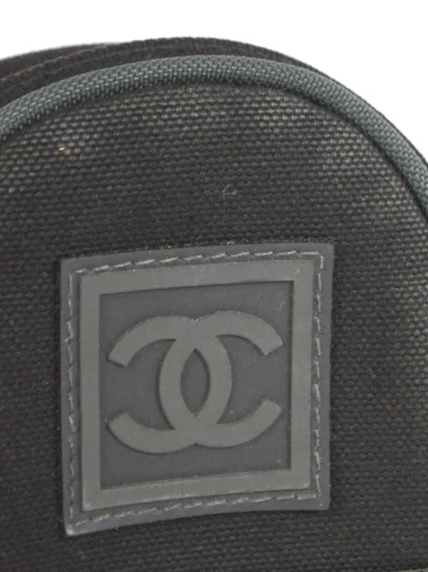 CHANEL Pre-Owned 2003 Sports Line logo-appliqué Belt Bag Black FARFETCH  IN