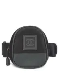 CHANEL Pre-Owned 2003 Sports line logo-appliqué belt bag - Black