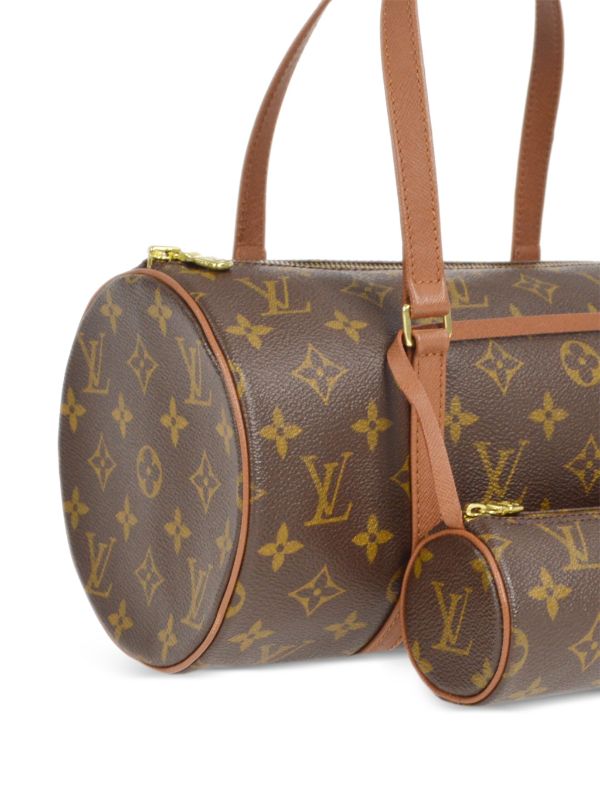Louis Vuitton Papillon 30 Brown Canvas Shoulder Bag (Pre-Owned