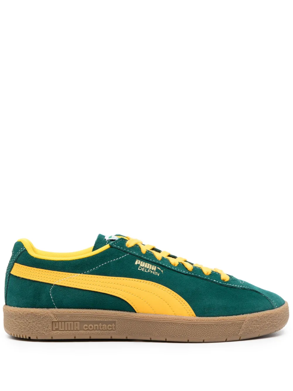PUMA Delphin lace-up suede sneakers Green