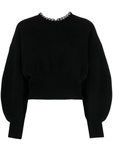 Affordable Alexander Wang Ball Chain embellished jumper Women