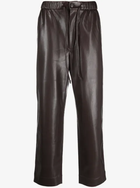 Nanushka Jain faux-leather trousers
