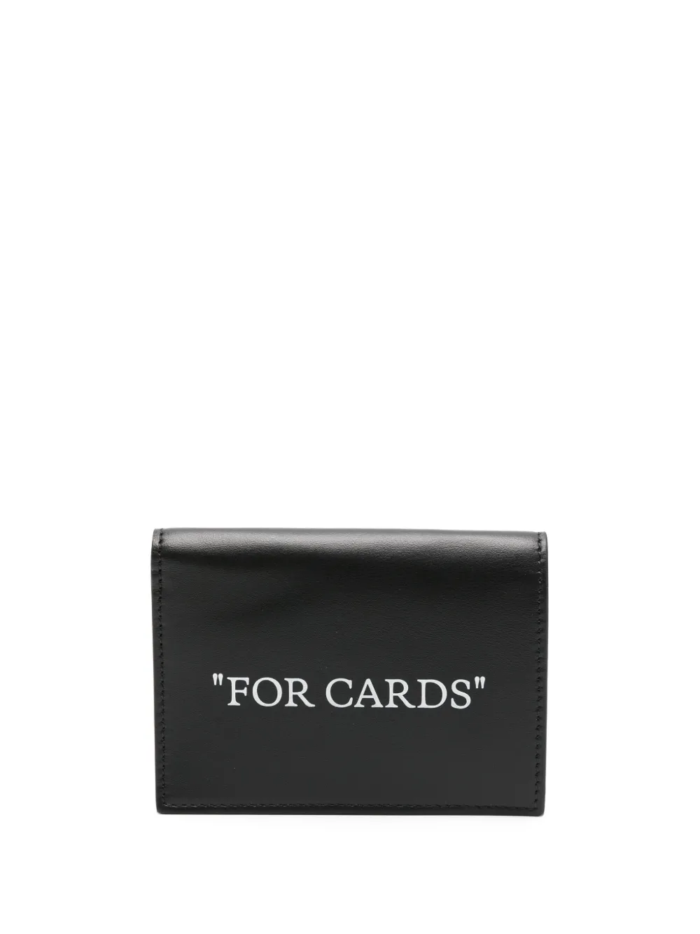 Off White For Cards Bi fold Wallet Black FARFETCH
