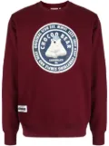 CHOCOOLATE Chocoobear-print jersey sweatshirt - Red