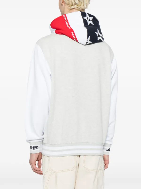 Pacsun red white outlet and blue windbreaker