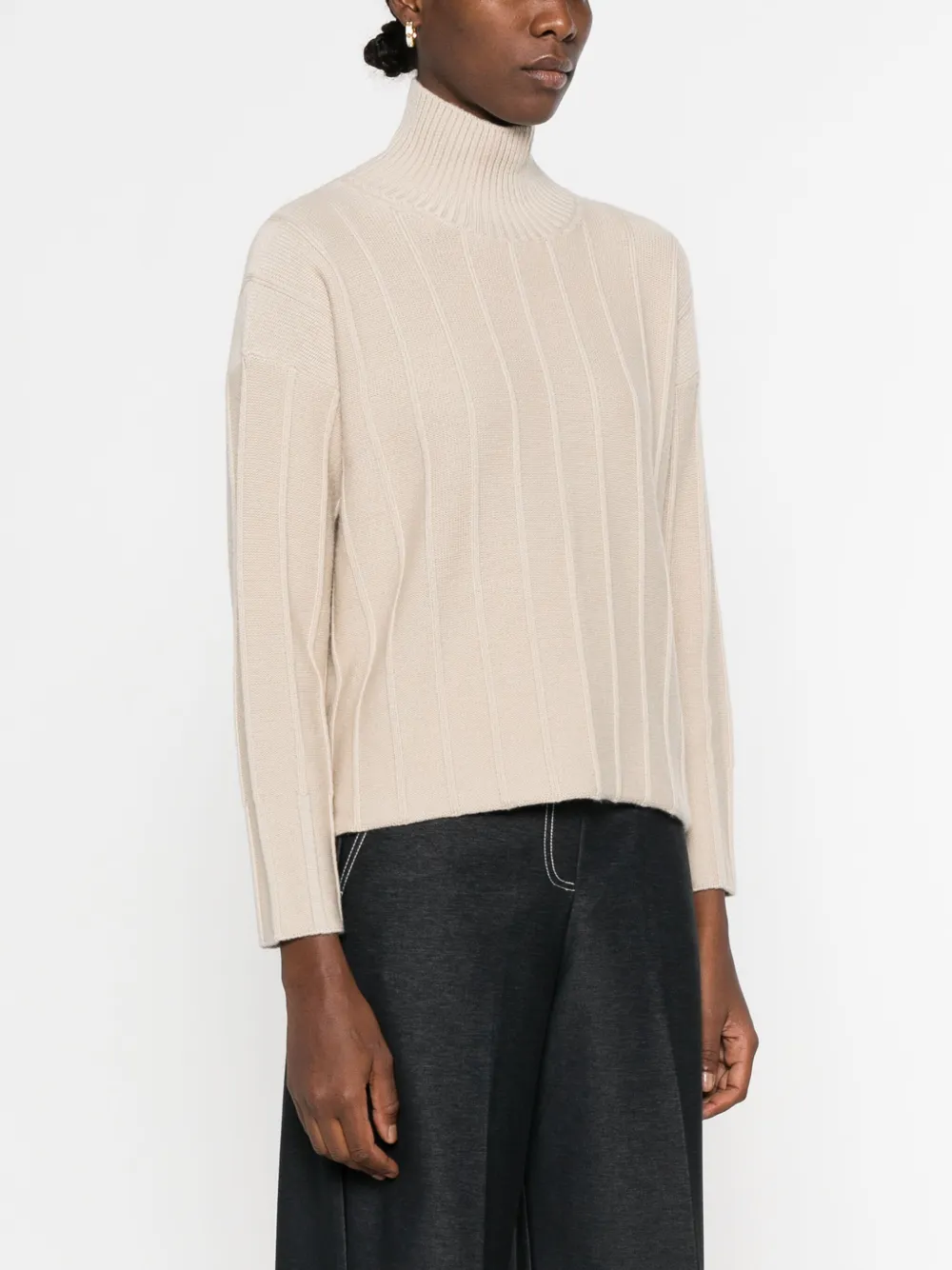 Max Mara Leisure Trui van scheerwol Beige