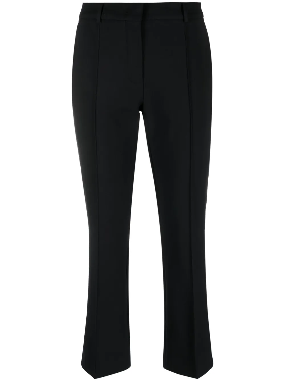 Sportmax Tailored Cropped Trousers In Black