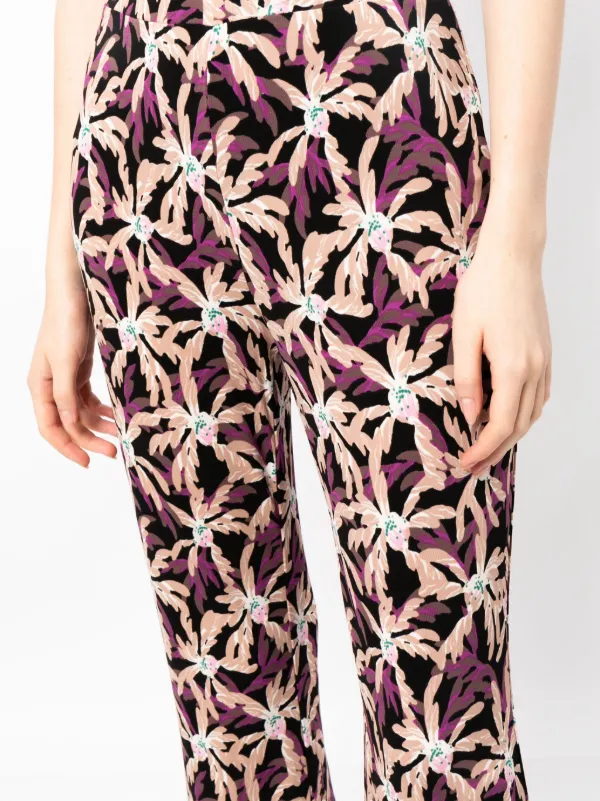 DVF Diane Von Furstenberg Brooklyn フレアパンツ | パープル