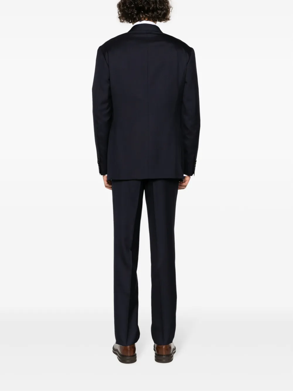 Canali Pak met enkele rij knopen Blauw