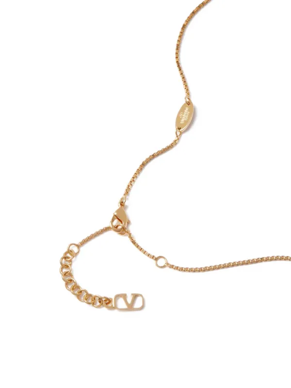 【定番】VALENTINO GARAVANI Vロゴ シグネチャー ネックレス Valentino Garavani Vロゴ シグネチャー ネックレス | ゴールド