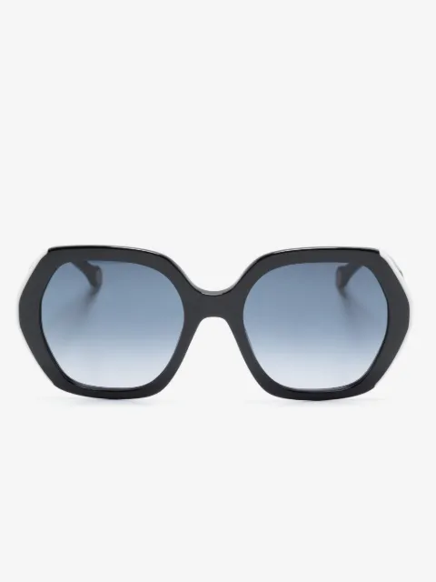 Carolina Herrera oversized-frame gradient sunglasses