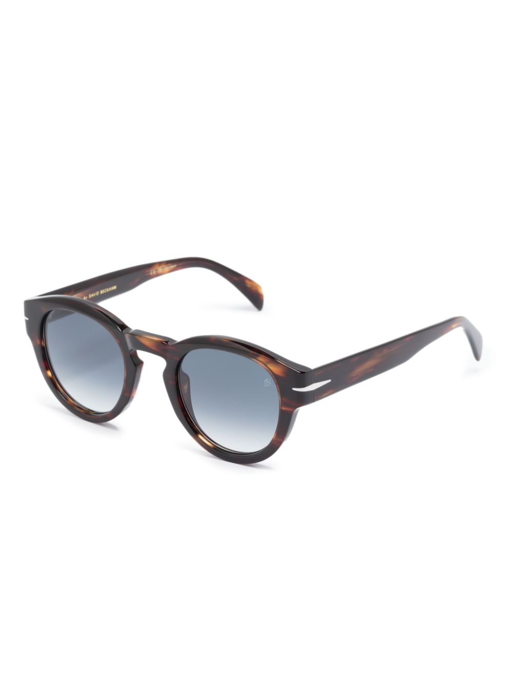 Eyewear by David Beckham Zonnebril met rond montuur - Bruin