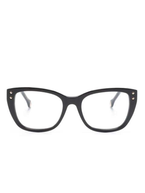 Carolina Herrera logo-lettering square-frame glasses Women