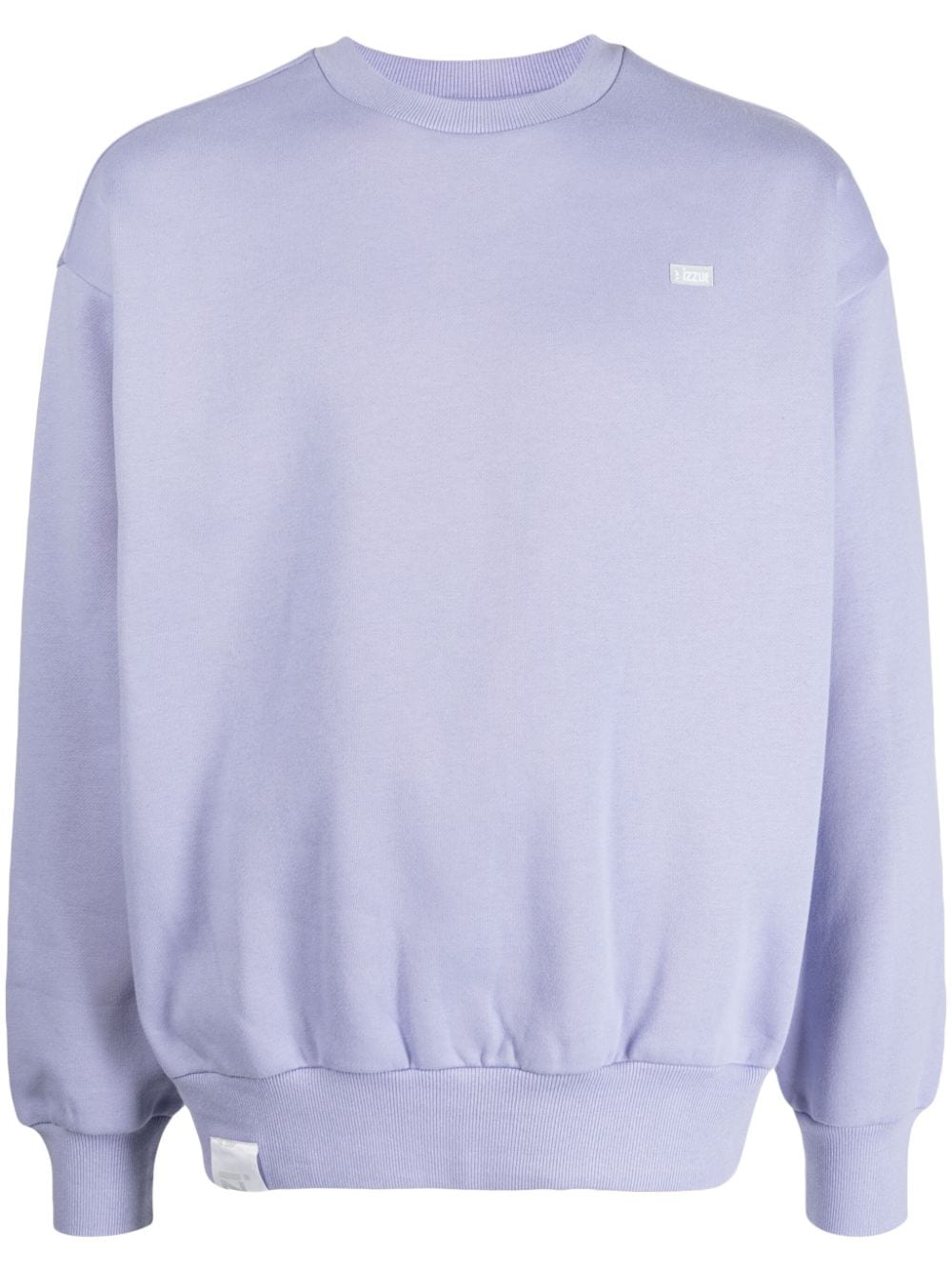 Izzue Logo-print Crew-neck Sweatshirt In Purple