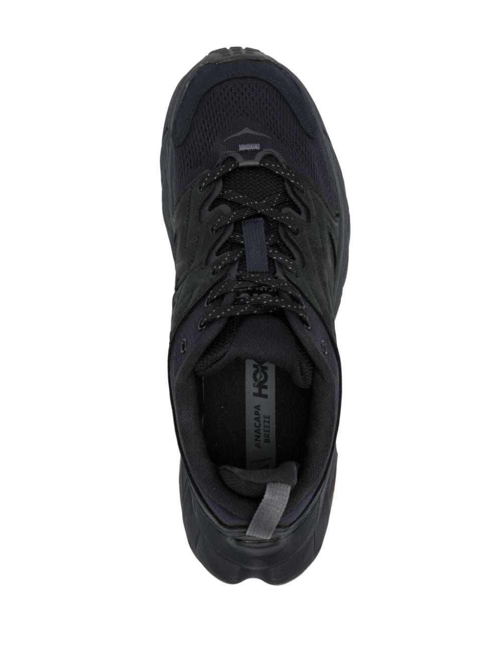 Shop Hoka Panelled Low-top Sneakers In Black