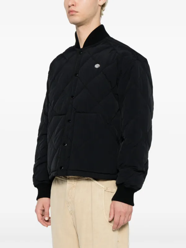 Quilted down bomber jacket hotsell