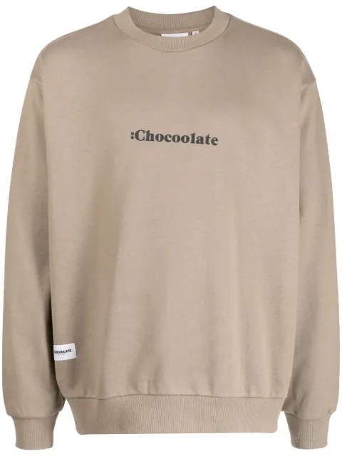 CHOCOOLATE Sweatshirt mit Logo-Print