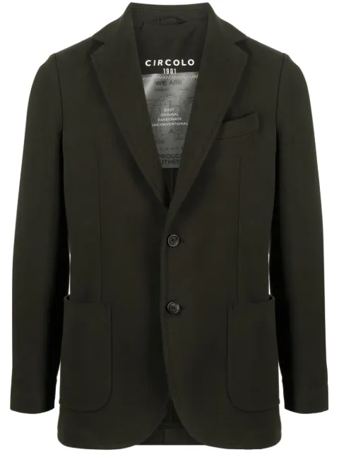 Circolo 1901 single-breasted jersey blazer