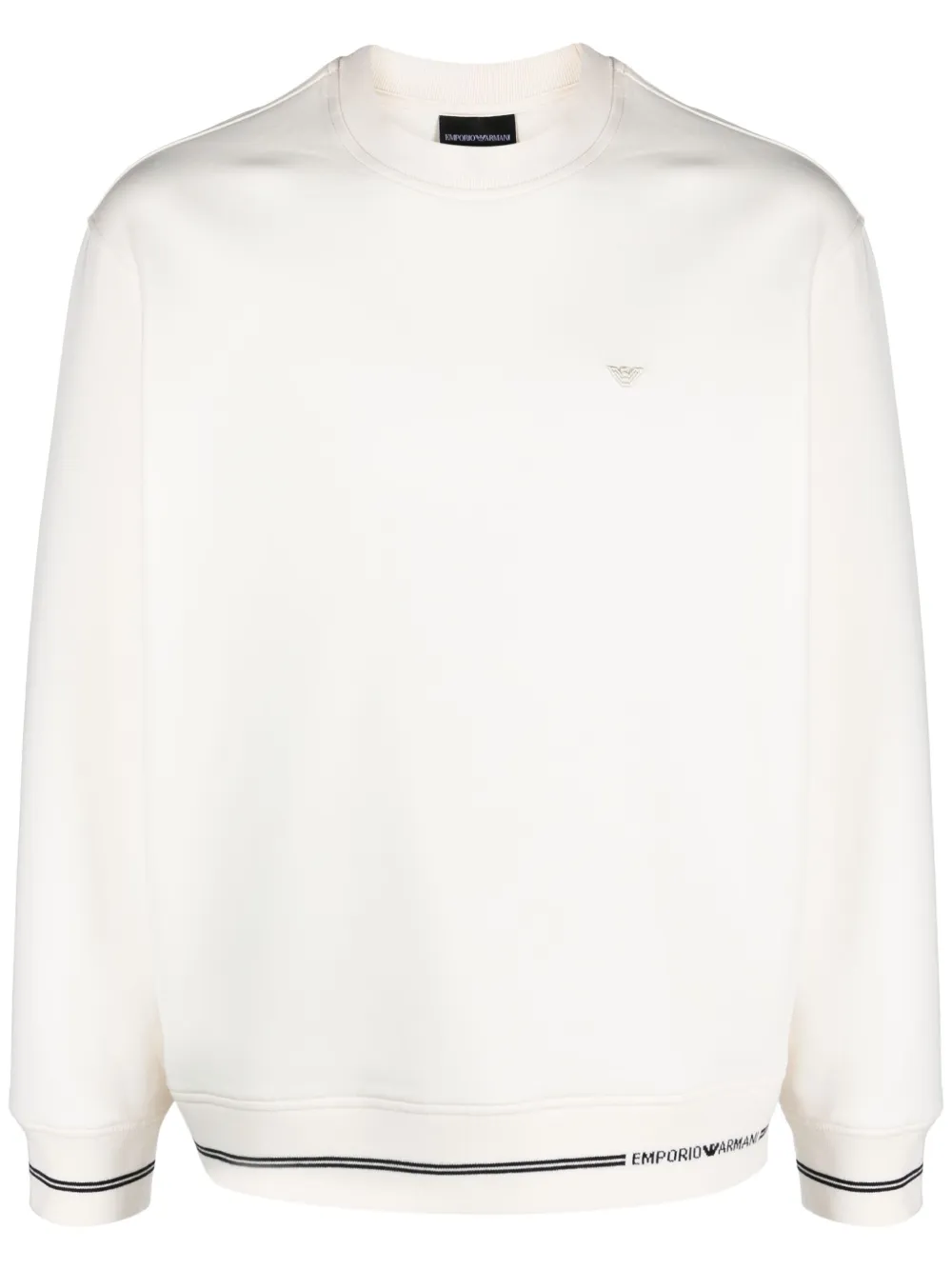 Emporio armani sweatshirt discount white