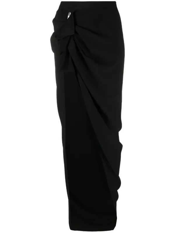 【RICK OWENS】SS25 ハリウッド テレサ スカート ブラック Rick Owens ハイウエスト スカート | ブラック | FARFETCH JP