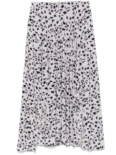 Patrizia Pepe abstract-print midi skirt