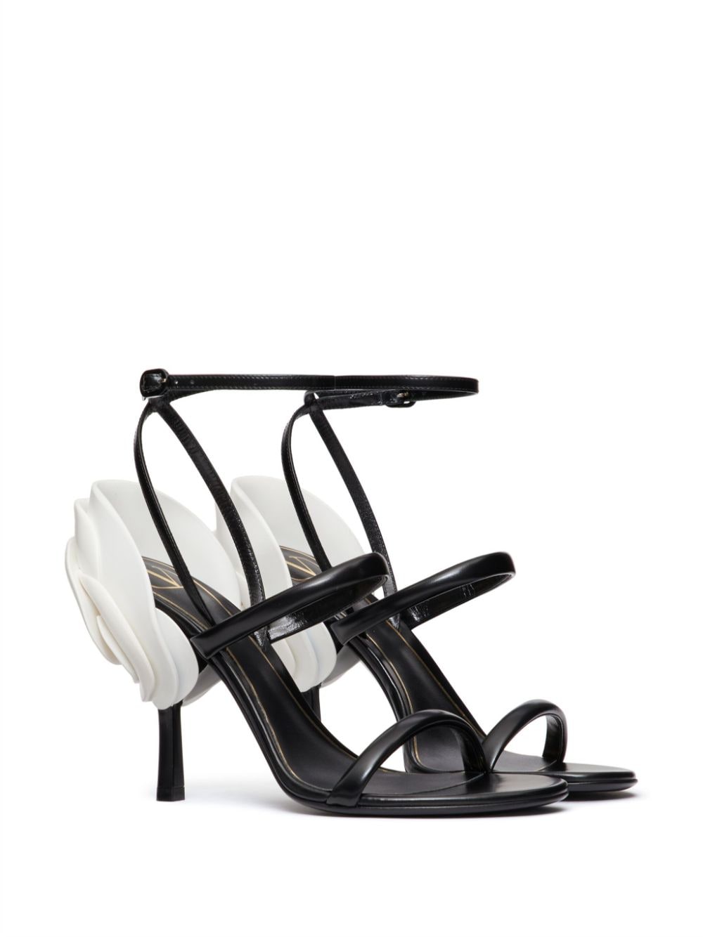 Valentino Garavani Roserouche 1959 100mm Leather Sandals - Farfetch