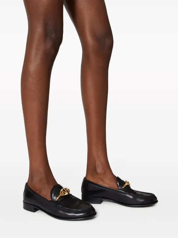 関税込♪*VALENTINO GARAVANI*Vロゴ ローファー Valentino Garavani Vロゴ ローファー | ブラック | FARFETCH JP