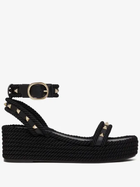 Valentino Garavani sandalias Rockstud con plataforma de 45mm