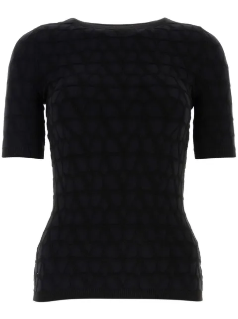 Valentino Garavani Toile Iconographe knitted top