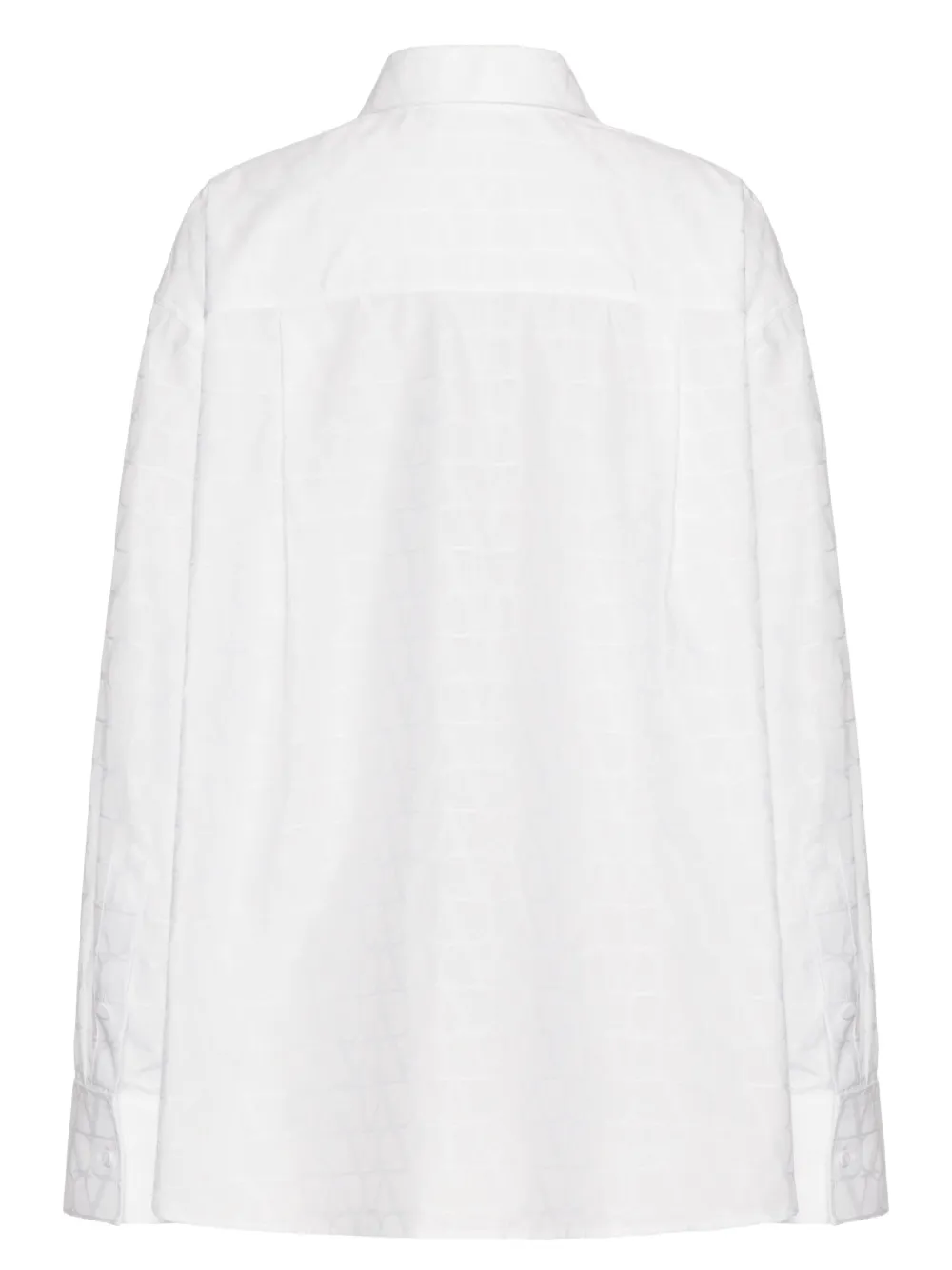 Valentino Garavani Toile Iconographe katoenen overhemd - Wit