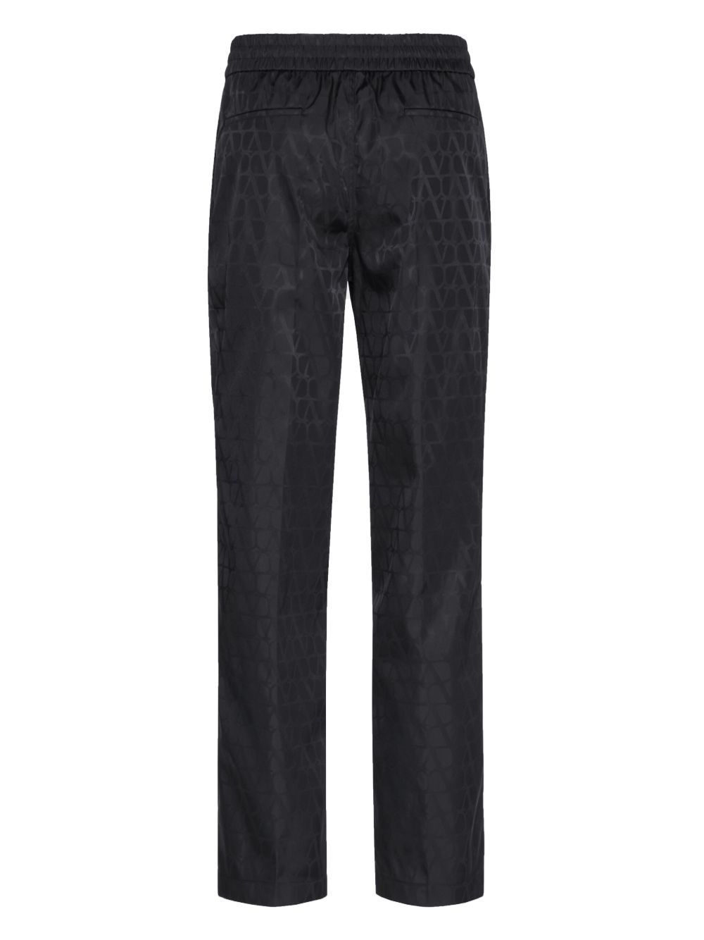 Valentino Garavani Toile Iconographe straight-leg trousers - Black