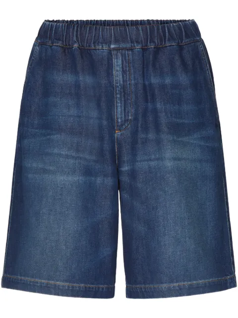 Valentino Garavani denim chambray bermuda shorts