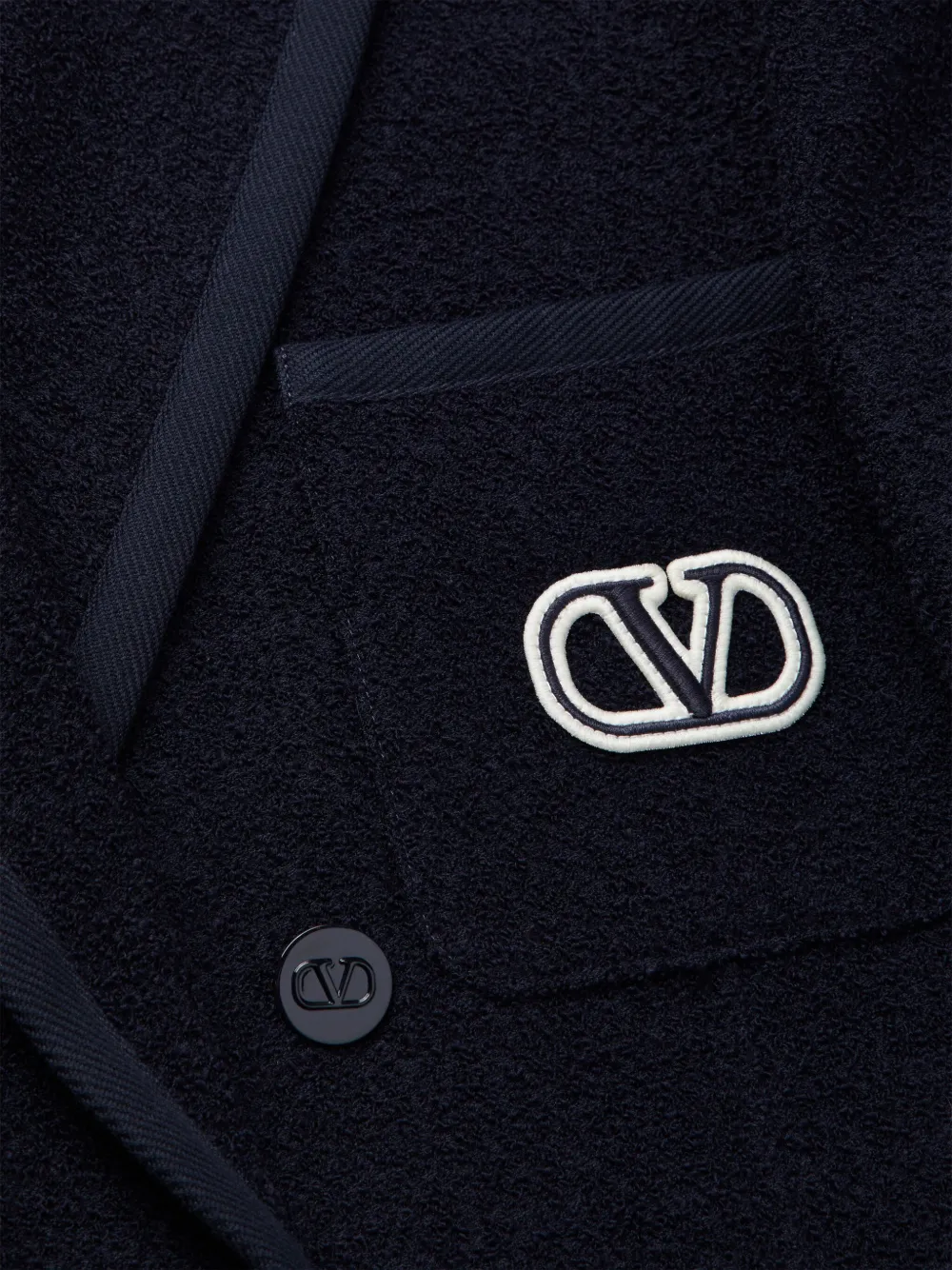 【関税込み】Valentino 'VLogo Signature' Blazer Valentino Garavani VLogo Signature double-breasted Bouclé