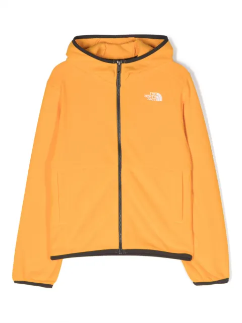 The North Face Kids Glacier logo-embroidered hooded jacket