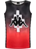 Marcelo Burlon County of Milan x KAPPA logo-print gradient vest top - Red