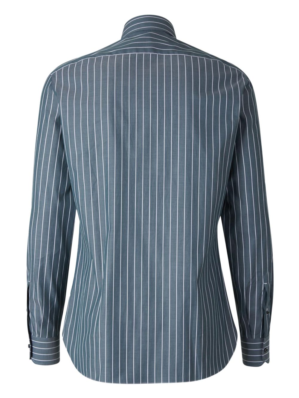 Isaia striped shirt - Blauw