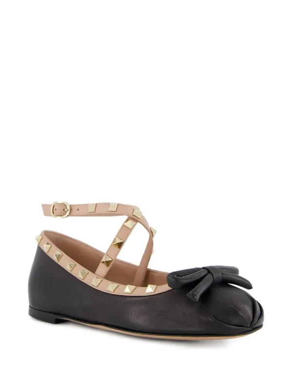 Valentino Garavani ロックスタッズ フラットシューズ