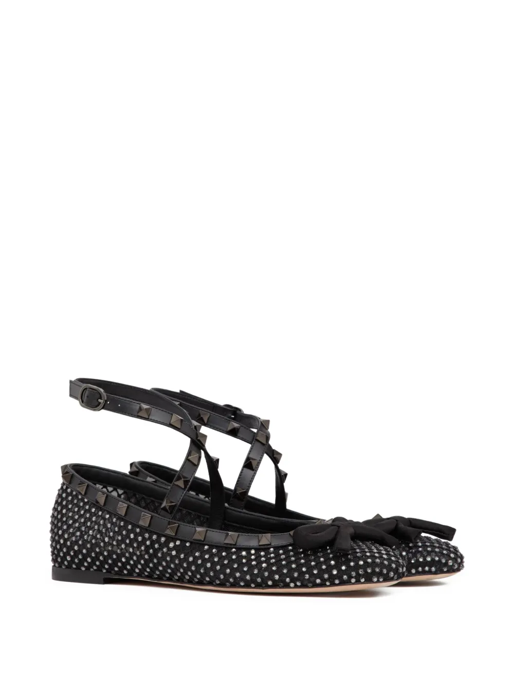 Valentino Garavani Sapatilha Rockstud com aplicação de strass | Image 2