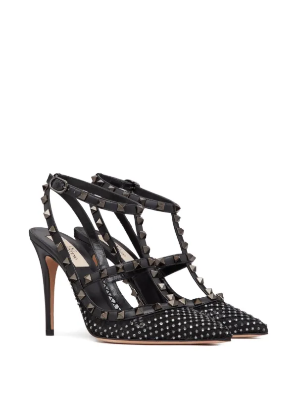 Valentino Garavani Rockstud 100mm rhinestone-embellished Valentino Garavani Rockstud 100mm rhinestone-embellished