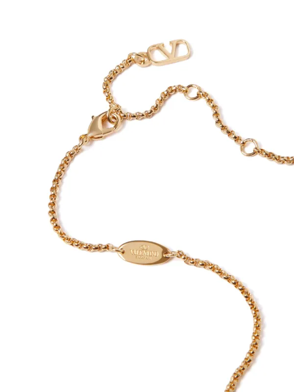 Valentino Garavani VLogo Signature Necklace | Gold | FARFETCH
