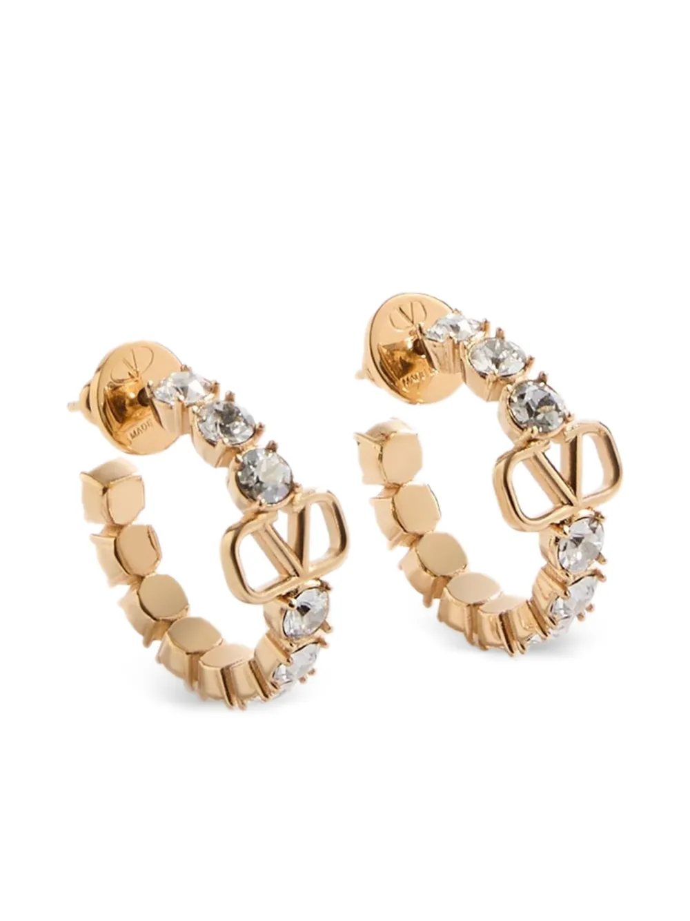 Valentino Garavani Vロゴ シグネチャー ドロップピアス | ゴールド