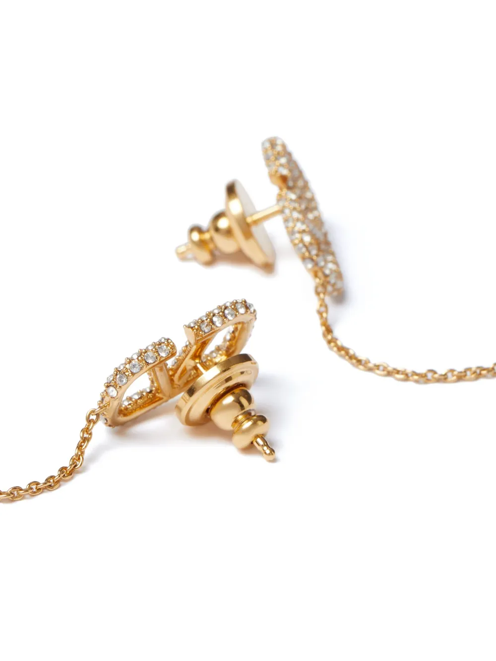 Valentino Garavani VLogo Signature Drop Earrings | Gold