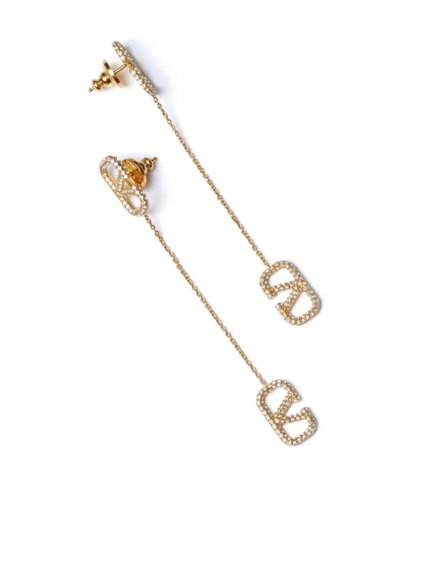 Valentino Garavani Vロゴ シグネチャー ドロップピアス